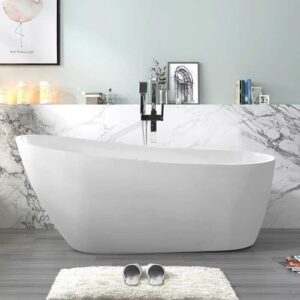 Bồn tắm nằm có mấy loại chất liệu và kiểu dáng?